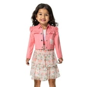Little Lass Toddler Girl Dress and Jacket 2-Piece Set, Sizes 2T-4T